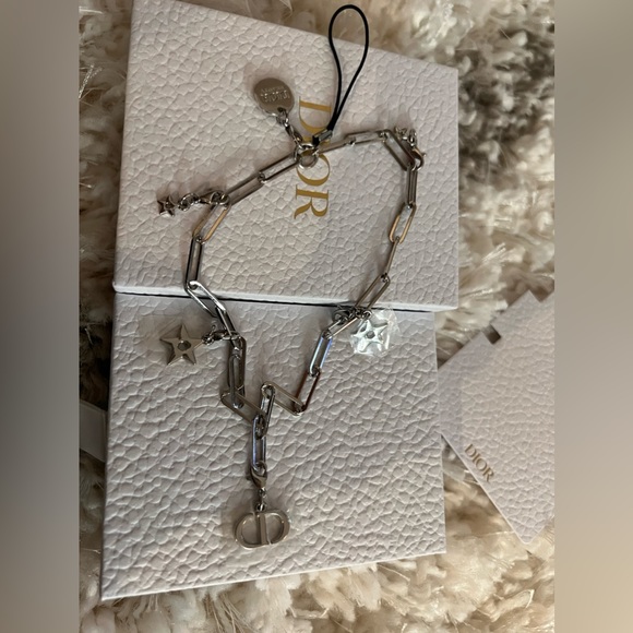 New in box  Dior silver phone charm - Picture 7 of 11